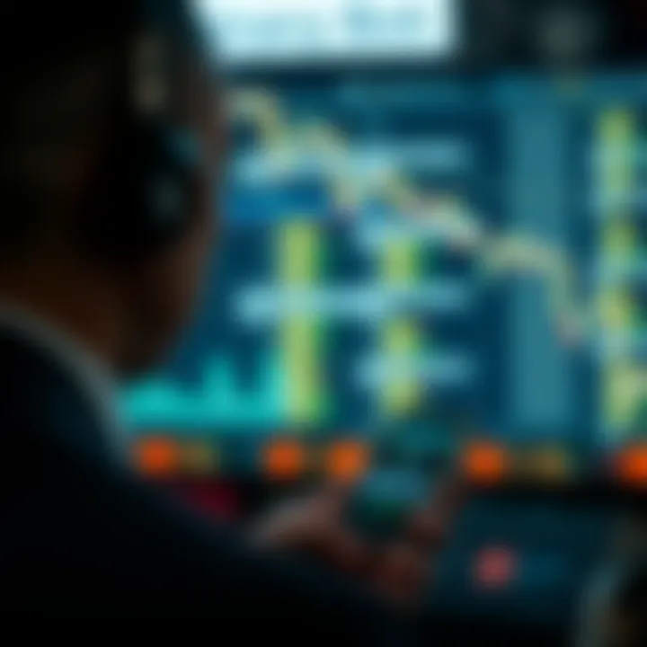 Diagram explaining advantages and risks of using binary bots in financial markets with icons representing benefits and warnings