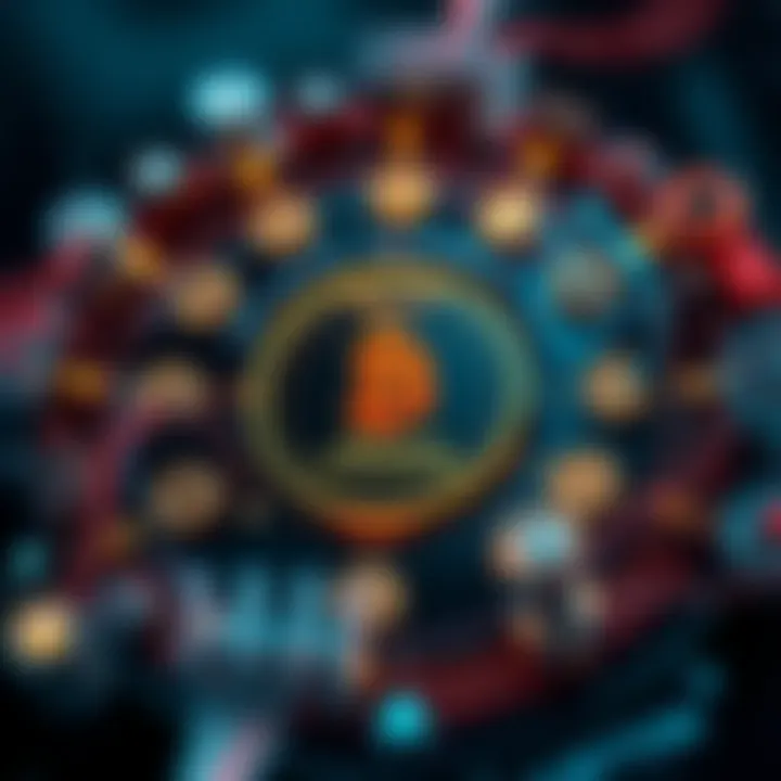 Diagram illustrating the algorithmic trading process used by Bitcoin Champion platform