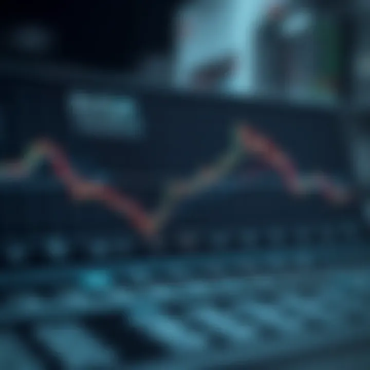 Graph showing index trading risk management with position sizing