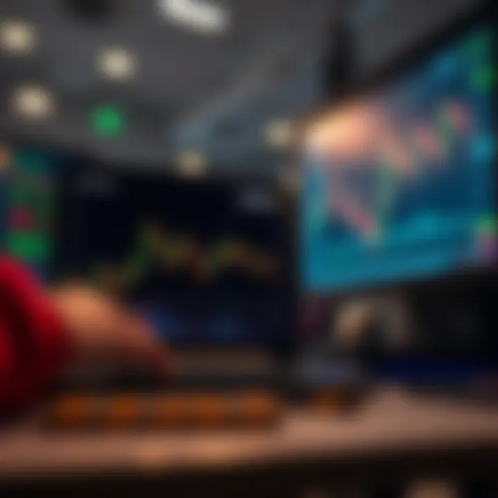 Visual representation of trading strategies and secure investment considerations on Binomo platform