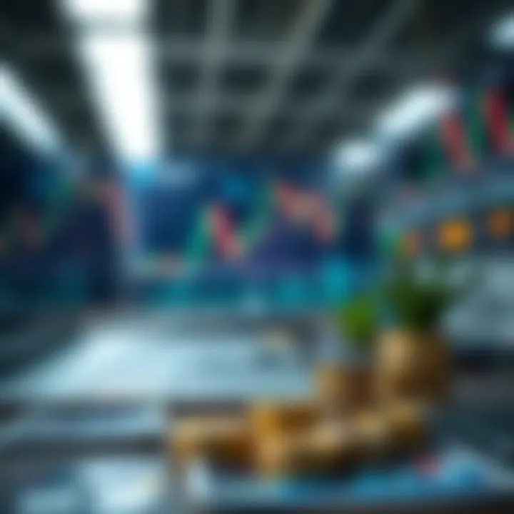 Illustration of investment strategies and risk management concepts for online trading