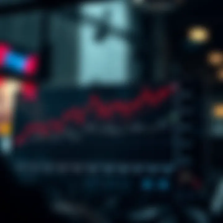 Graph illustrating economic fluctuations caused by the crash showing sharp declines and recoveries over time