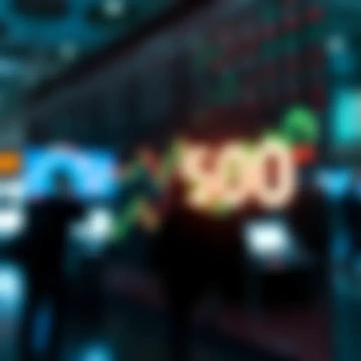 Graphical representation of market fluctuations highlighting the Crash 500 phenomenon