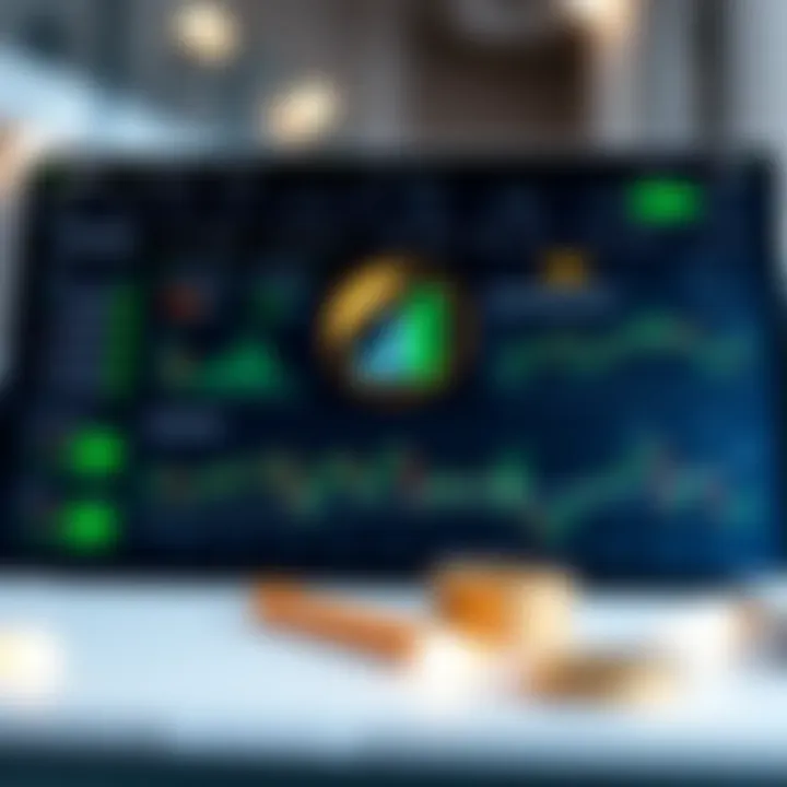 Dashboard interface showing various tools for managing and tracking crypto investments