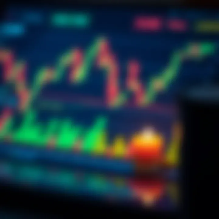Illustration of financial charts and risk analysis icons representing investment evaluation