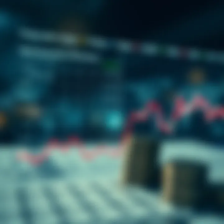 Graph illustrating economic and political factors influencing currency value fluctuations