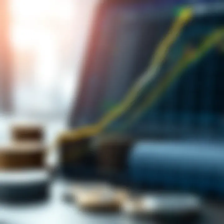 Graph showing growth of funded trading account capital over time