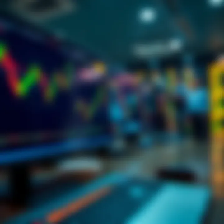 Graphical representation of trading platforms, commissions, and risks in Forex market