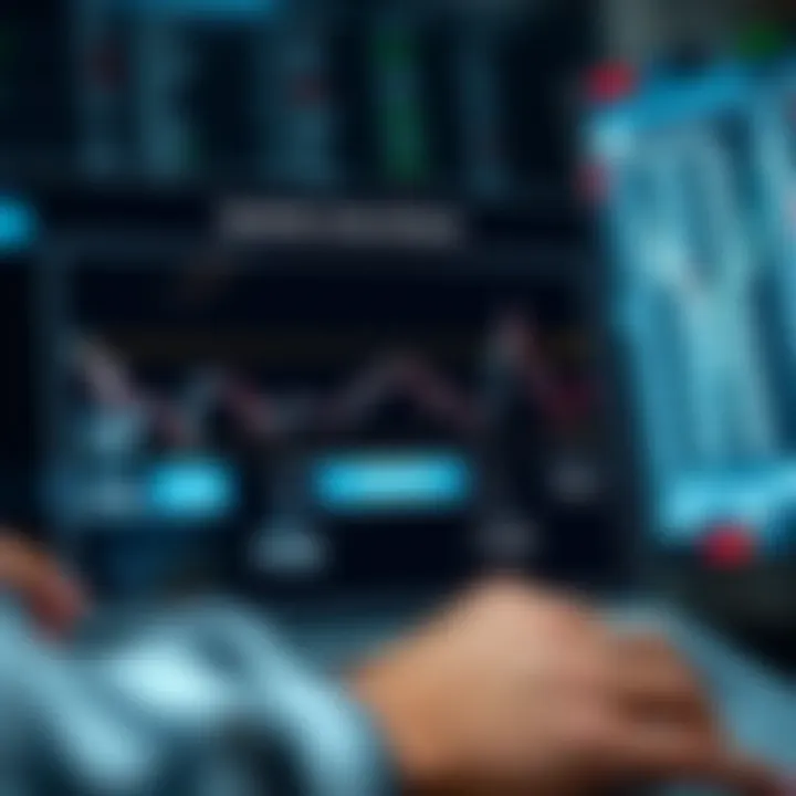 Diagram illustrating the concept and operation of synthetic index brokers in financial trading