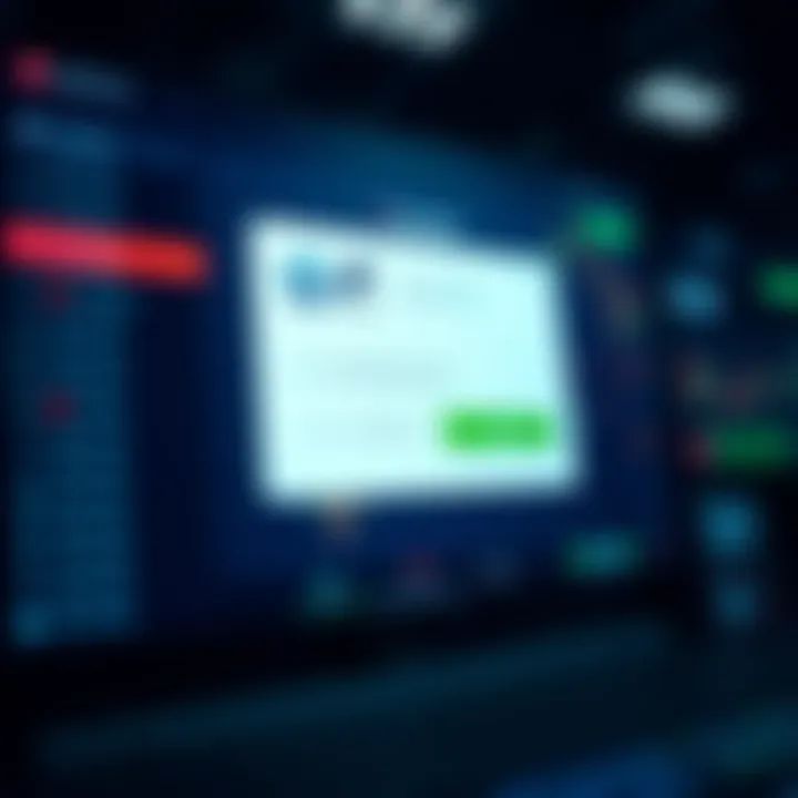 User interface showing account registration and setup on a trading platform