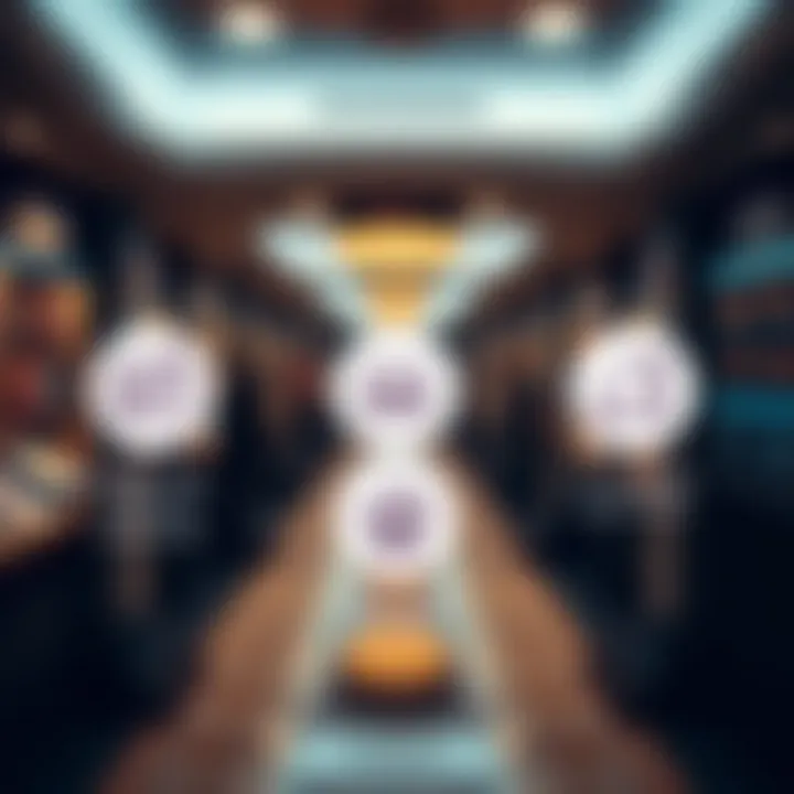 Illustration showing various withdrawal methods available on Deriv platform