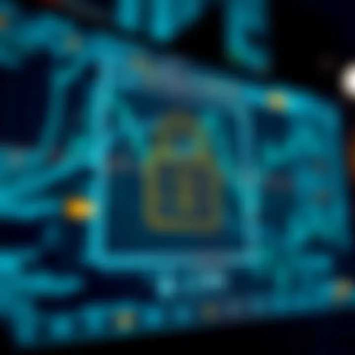 Secure login screen with password protection features for IQ Login platform