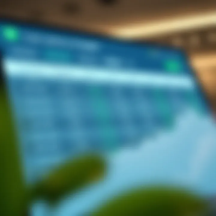 Comparison of various loan options displayed on a digital platform