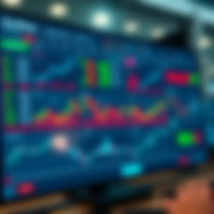 Dashboard interface of Quotex trading platform showing various financial instruments and real-time charts