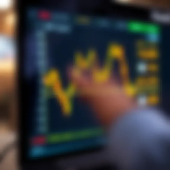 Forex pip calculator displaying currency pairs and pip value calculations on digital screen