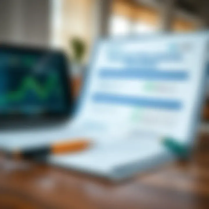 Checklist and laptop showing required documents for DERIV registration compliance