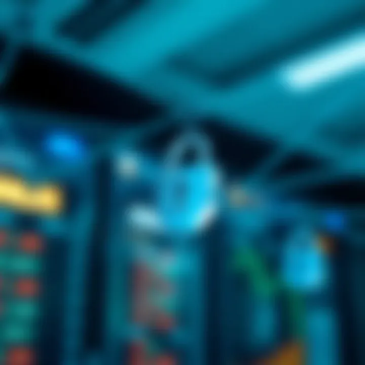 Illustration of a secure financial network symbolizing regulated brokers in Colombia