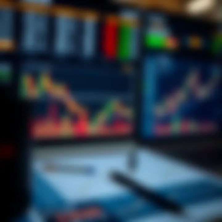 Chart showing trading tools, commission structures, and risk factors for market operators
