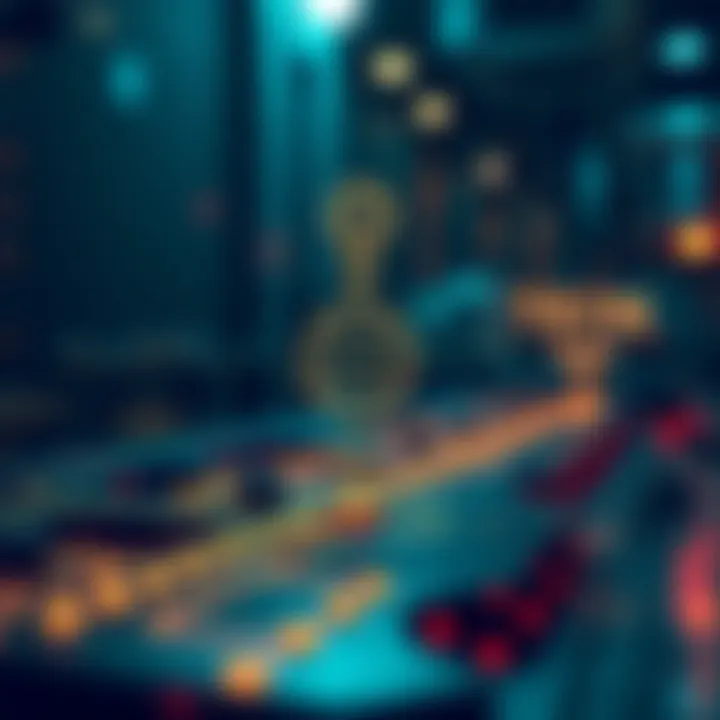 Diagram illustrating the decentralized oracle network connecting smart contracts with external data sources