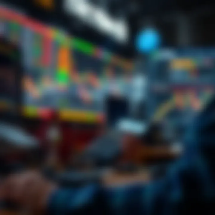 Trader analyzing Forex charts with pip calculator for informed investment decisions