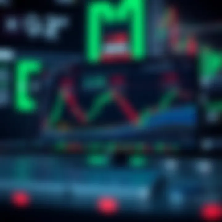 Illustration of trading platform interface highlighting XM bonus features