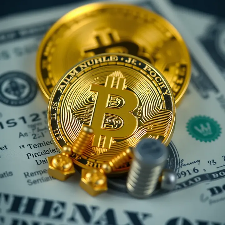 Visual representation of market factors influencing Bitcoin price including demand, regulation, and investor sentiment