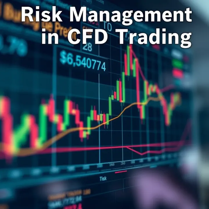 Graph depicting risk management techniques and protective measures in CFD trading