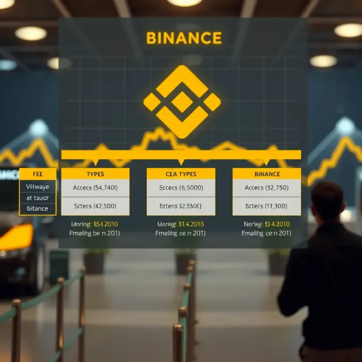 Diagram illustrating different fee types on a cryptocurrency exchange platform