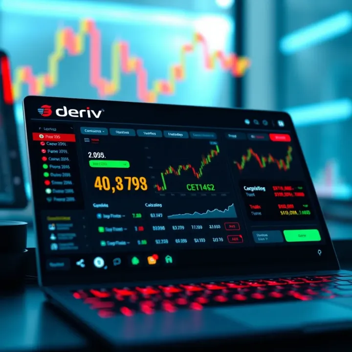 Deriv Platform Pip Calculator Interface for Effective Risk Management User interface of Deriv platform featuring pip calculator tool for risk management
