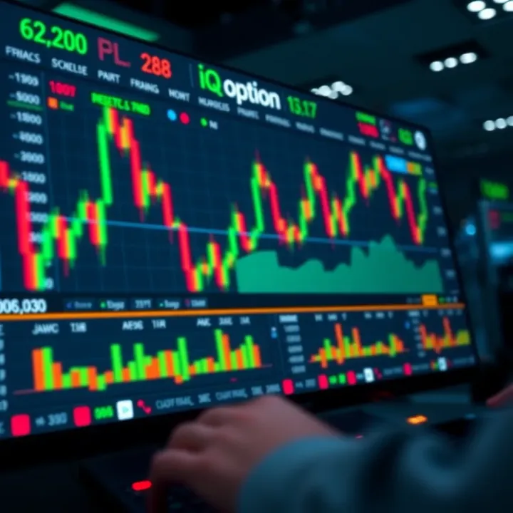 User interface showing various financial instruments and trading tools on a digital platform