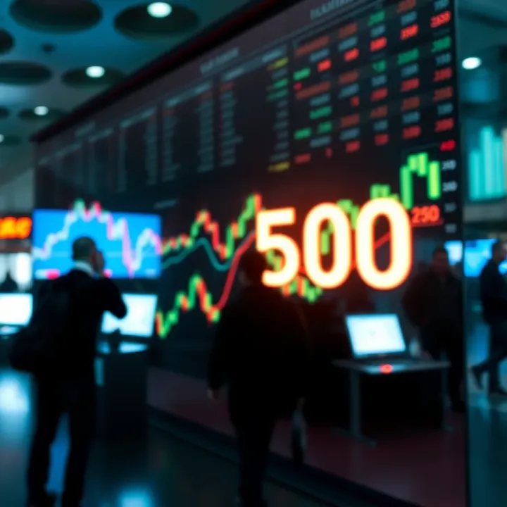 Graphical representation of market fluctuations highlighting the Crash 500 phenomenon