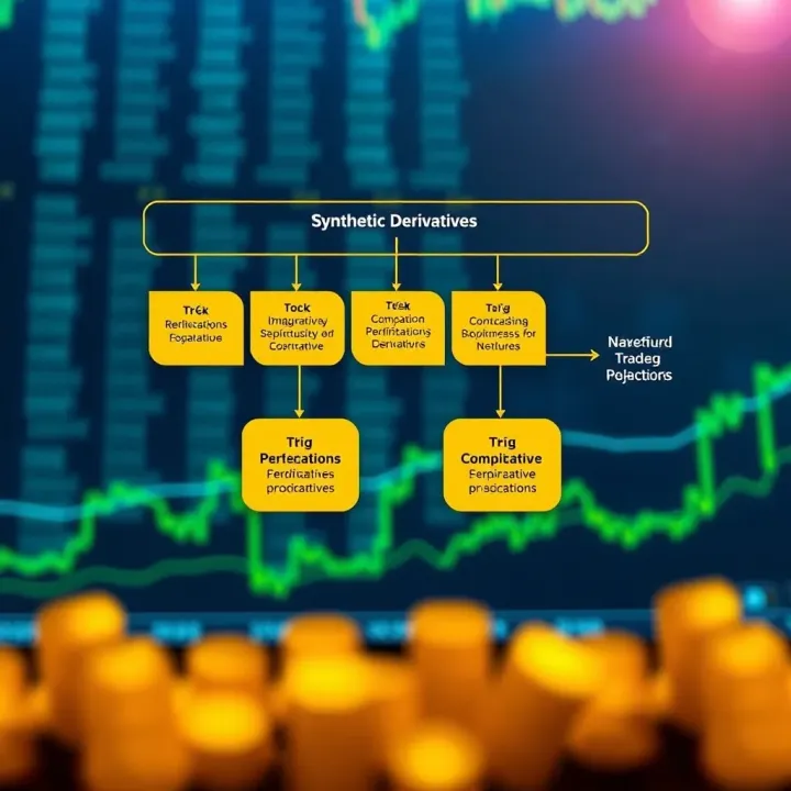 Structure and Function of Synthetic Derivatives Diagram illustrating the structure and function of synthetic derivatives in financial markets