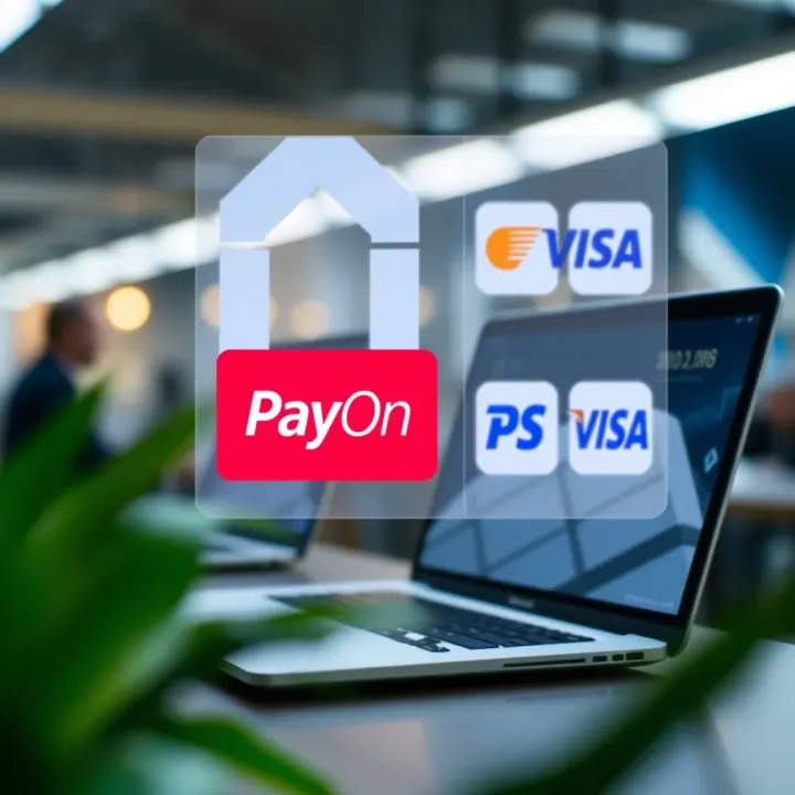 Visual representation of secure online payment methods available on Deriv.com
