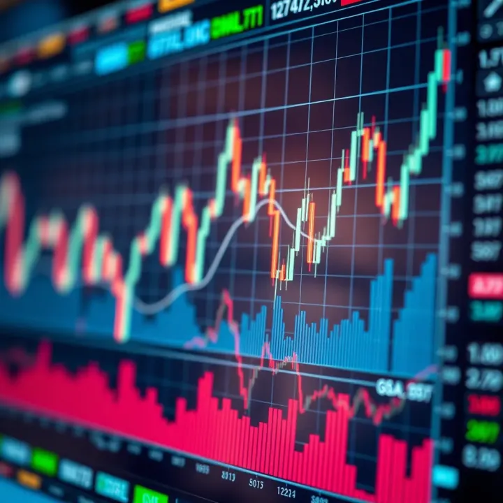 Graph highlighting key financial market trends and patterns for better trading decisions