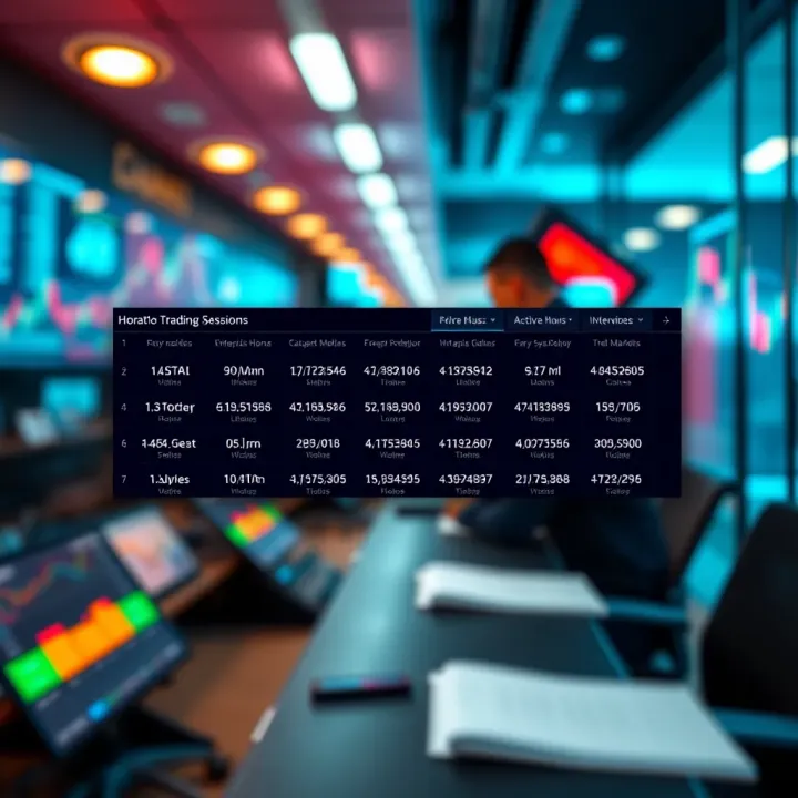 Forex Trading Sessions Impacting Colombia's Currency Market Worldwide Forex trading session hours indicating active markets relevant to Colombia