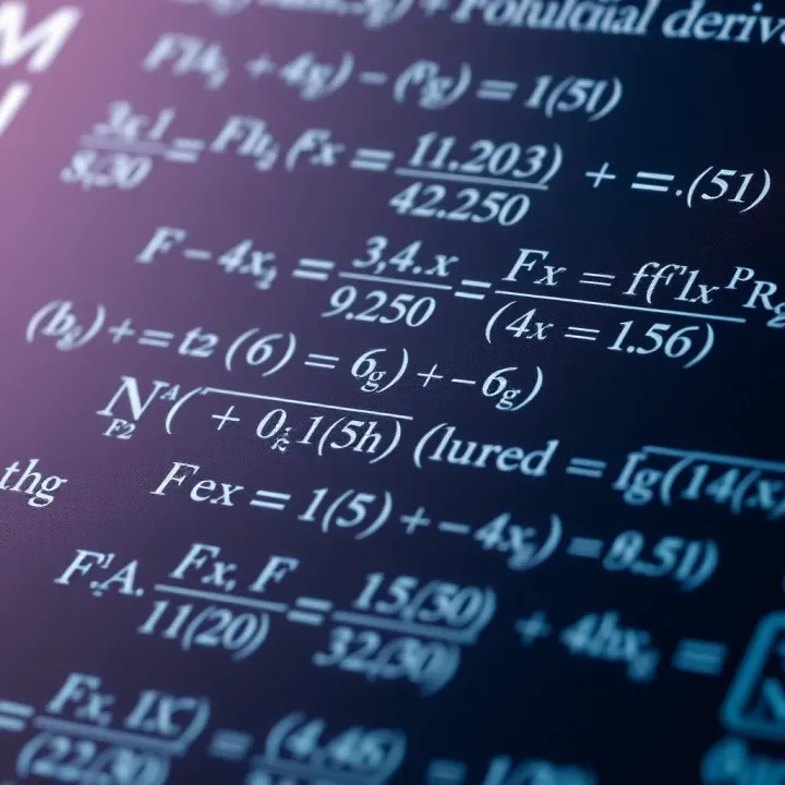 Mathematical formulas and examples demonstrating derivative calculation techniques