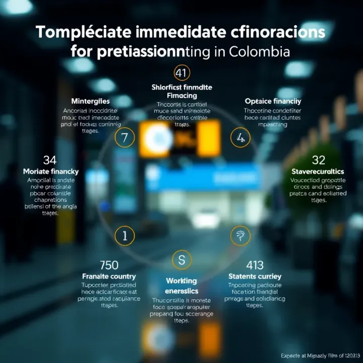 Varieties of Immediate Financing Solutions in Colombia Graphic showing different types of immediate financing options available in Colombia