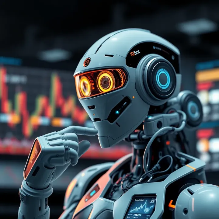 Illustration of advanced intelligent automation technology analyzing complex unstructured data
