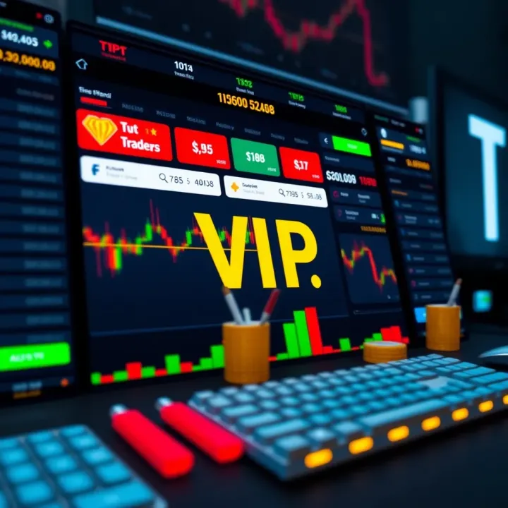 Exclusive Rewards for VIP Traders on IQ Option Exclusive trading rewards and bonuses displayed on a digital dashboard