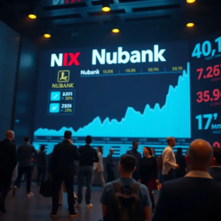 Graph illustrating the growth of Nubank's market presence across Latin America