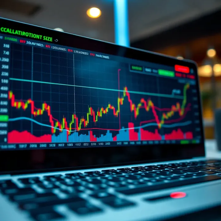 Calculating Ideal Position Size in Index Trading Chart depicting calculation of ideal position size for financial indices