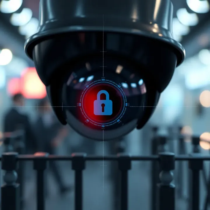 Conceptual representation of enhanced security features within the Lens protocol for social networks