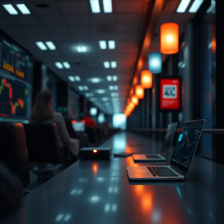 Graphical representation of trading risks and tips for safe online trading in Latin America