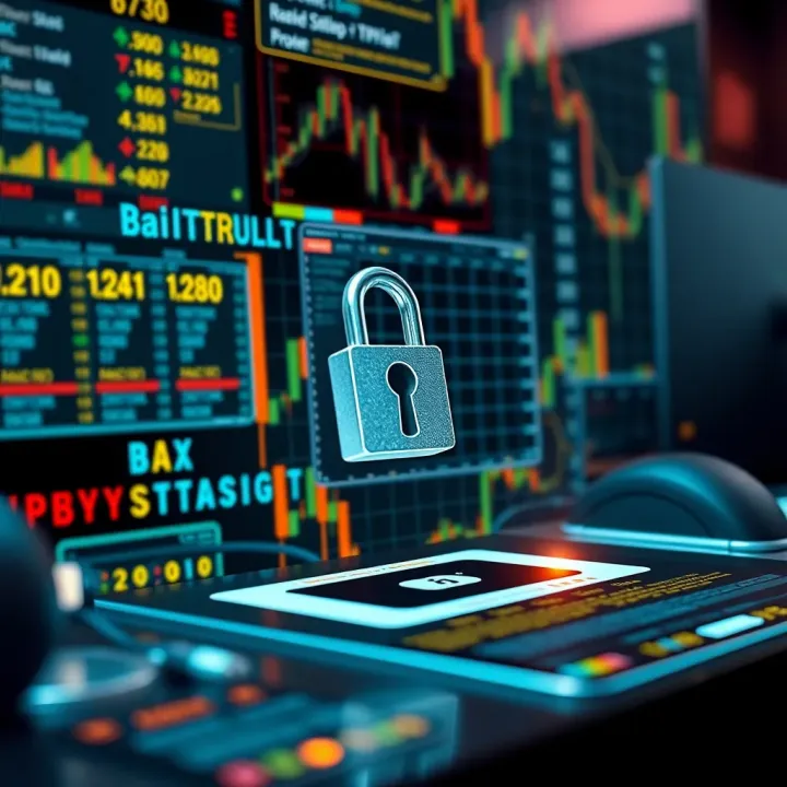 Secure Integration of Binary Code-Based Login in Digital Platforms Conceptual graphic showing secure integration of binary code-based login on digital platforms