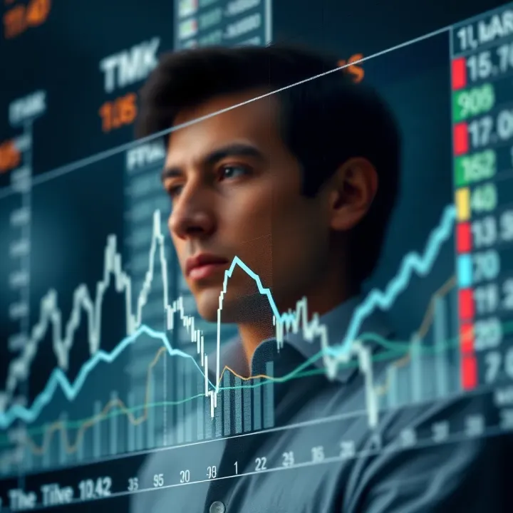 Graph illustrating the dynamics of synthetic index derivatives in Colombian financial markets