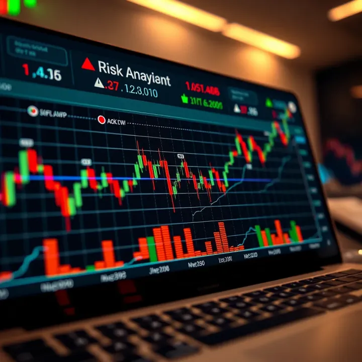 Effective Risk Management in Trading Graph illustrating risk management strategies in online trading platform