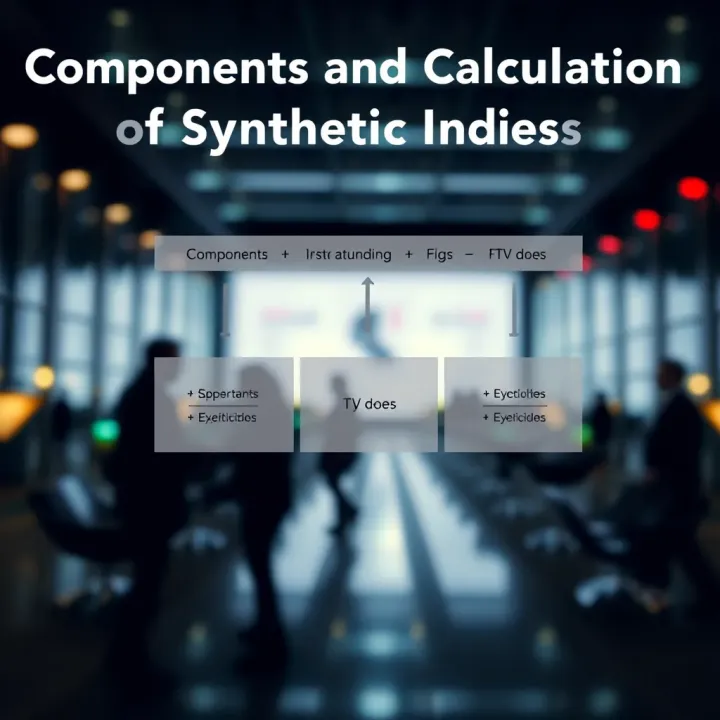 Components and Calculation of Synthetic Indices Diagram illustrating the components and calculation methods of synthetic indices